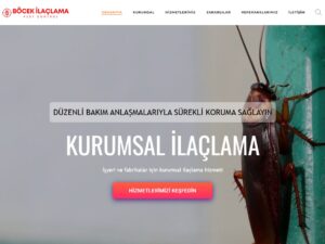 Böcek İlaçlama Web Sitesi 2